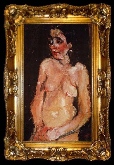framed  Chaim Soutine Naked Woman, ta009-2